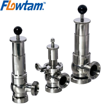 Food grade stainless steel sanitary Safety Valve